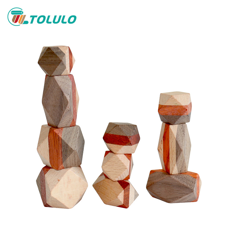 Wooden Balancing Stones